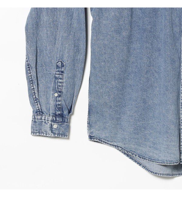 BEAMS「デニム ボタンダウンシャツ」|シャツ・ブラウス|