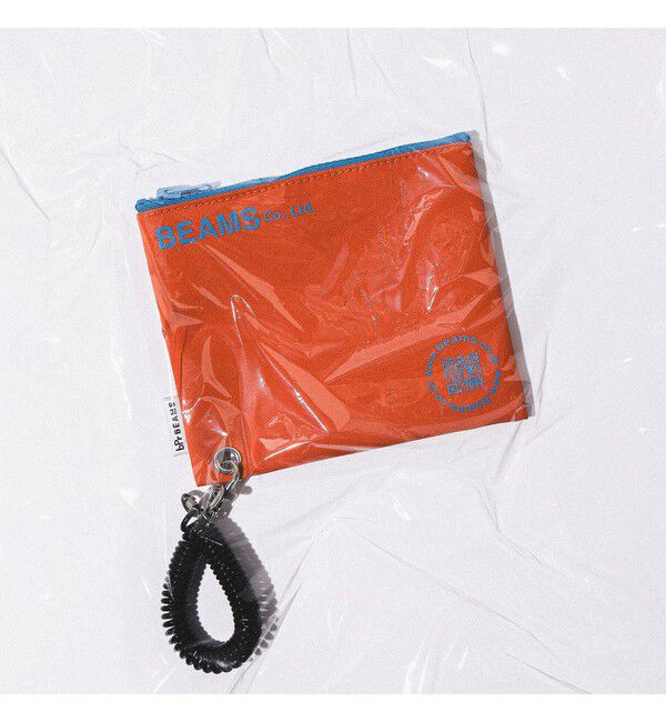 BEAMS「bPr BEAMS / ターポリン ロゴ ポーチ S」|ポーチ|TERRACOTTA