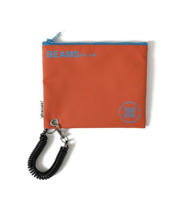BEAMS「bPr BEAMS / ターポリン ロゴ ポーチ S」|ポーチ|