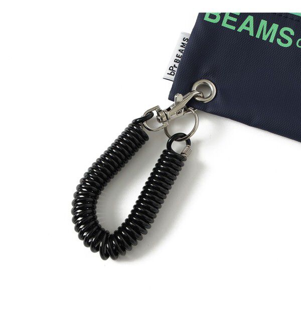 BEAMS「bPr BEAMS / ターポリン ロゴ ポーチ XS」|ポーチ|
