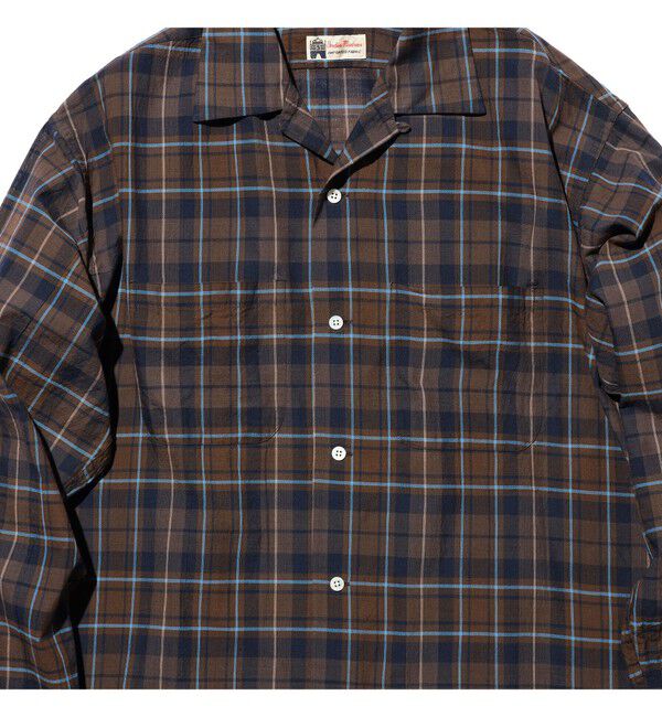 BEAMS PLUS「Open Collar Madras」|シャツ・ブラウス|