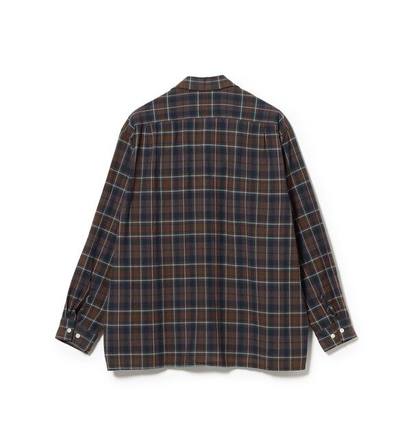 BEAMS PLUS「Open Collar Madras」|シャツ・ブラウス|