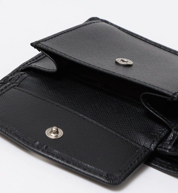 SHIPS「SHIPS:【SAFFIANO LEATHER】 イタリアンレザー 2つ折 財布」|財布|