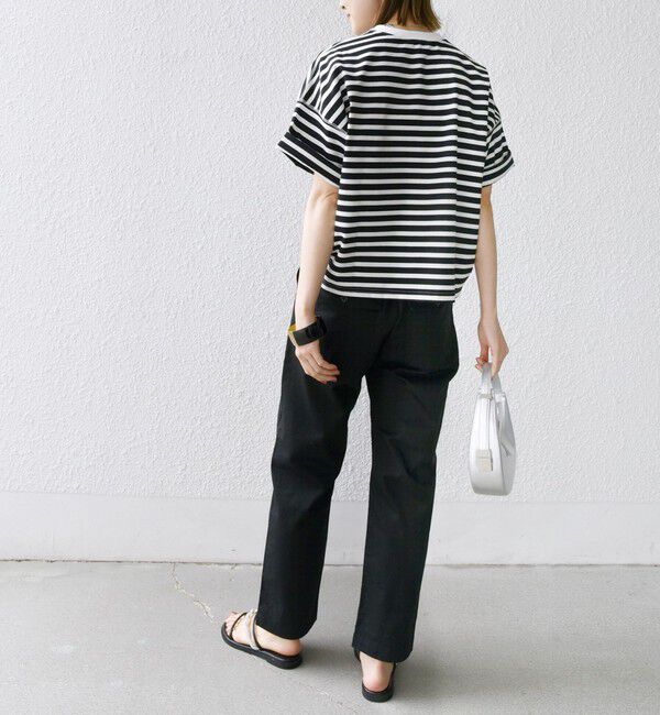 SHIPS for women「《一部追加予約》【WEB限定】ストレッチ ベーシック ベイカー パンツ」|その他|