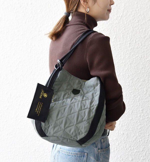 SHIPS any「【SHIPS any別注】Folna: 2WAY キルティング バッグ」|トートバッグ|