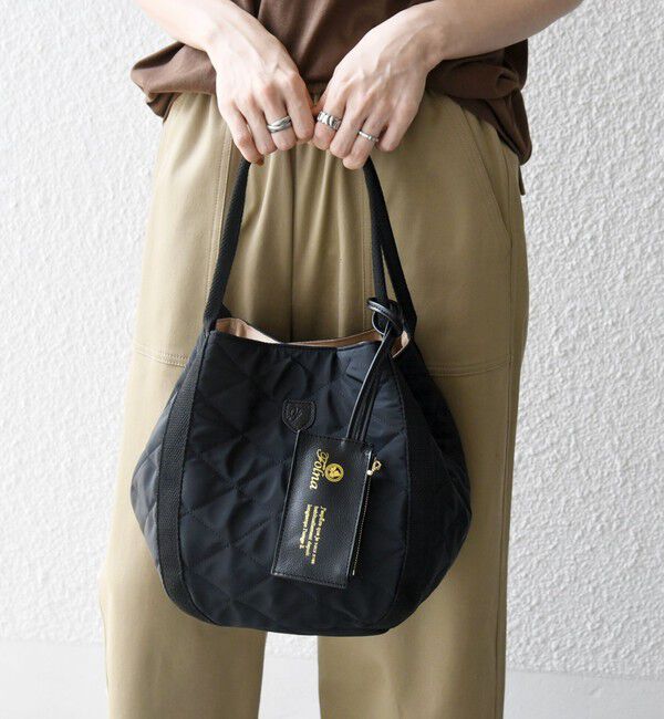 SHIPS any「【SHIPS any別注】Folna: 2WAY キルティング バッグ」|トートバッグ|