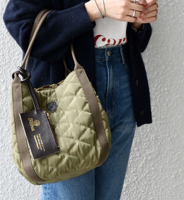 SHIPS any「【SHIPS any別注】Folna: 2WAY キルティング バッグ」|トートバッグ|