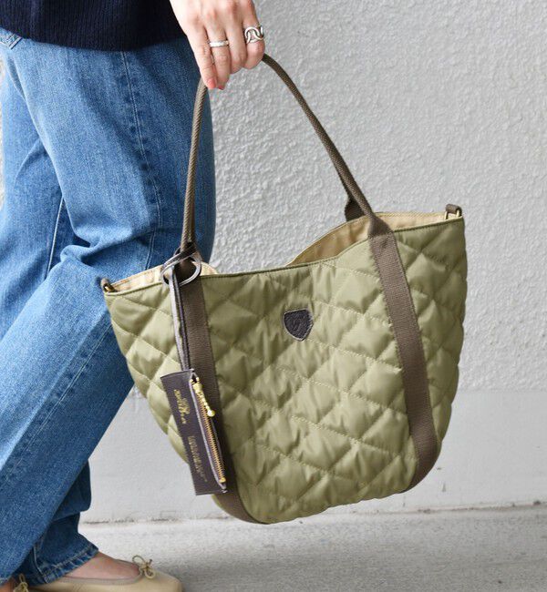 SHIPS any「【SHIPS any別注】Folna: 2WAY キルティング バッグ」|トートバッグ|