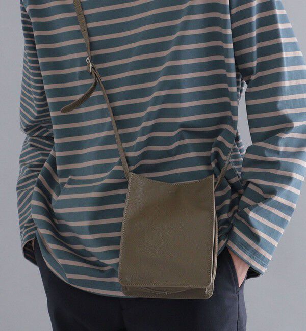 SHIPS「SHIPS: レザー スクエア ショルダーバッグ」|ショルダー・メッセンジャー|