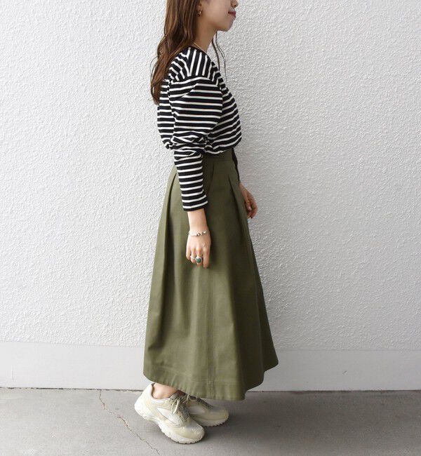 SHIPS any「SHIPS any:〈吸水速乾〉ラウンドヘム ロングスリーブ ワイド TEE」|Tシャツ・カットソー|