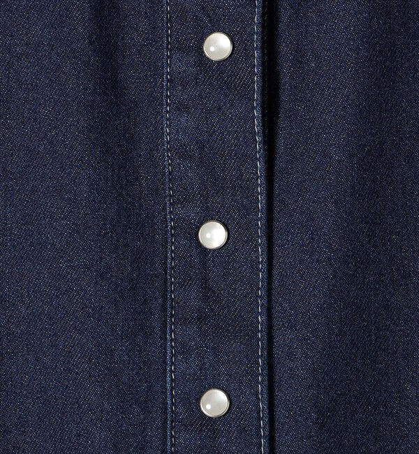 SHIPS any「SHIPS any:〈洗濯機可能〉デニム ブザム シャツ ワンピース［SHIPS any DENIM］」|ワンピース|