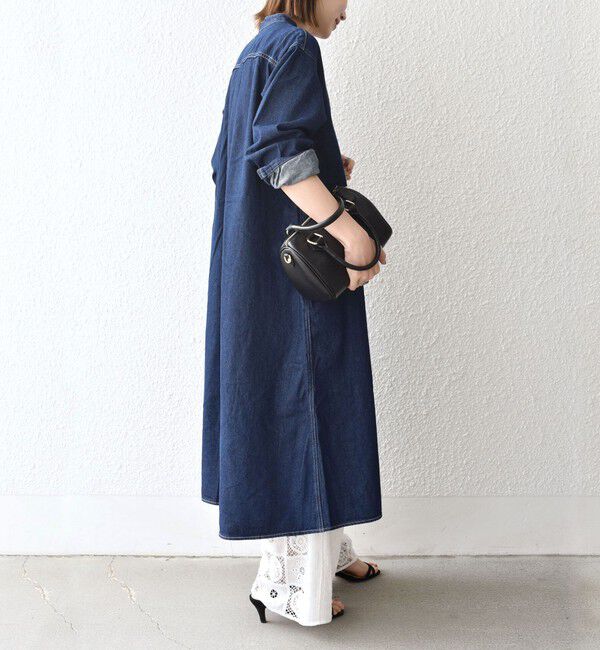 SHIPS any「SHIPS any:〈洗濯機可能〉デニム ブザム シャツ ワンピース［SHIPS any DENIM］」|ワンピース|