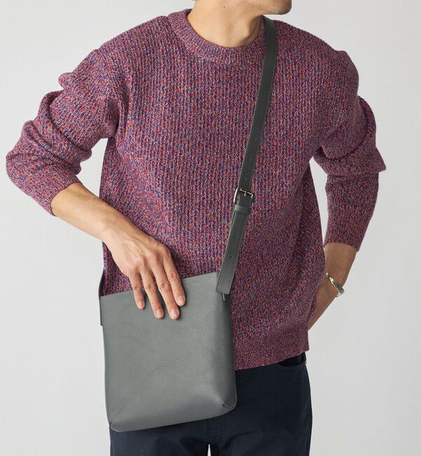 SHIPS「SHIPS: スマート レザー ショルダーバッグ」|ショルダー・メッセンジャー|