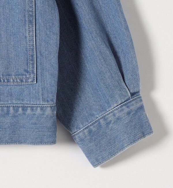 SHIPS any「《一部追加予約》SHIPS any: ノーカラー デニム ブルゾン［SHIPS any DENIM］」|デニムジャケット|