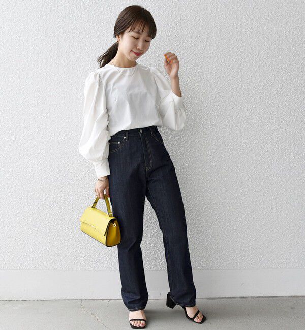 SHIPS any「SHIPS any: ハイライズ デニムパンツ［SHIPS any DENIM］」|デニム|