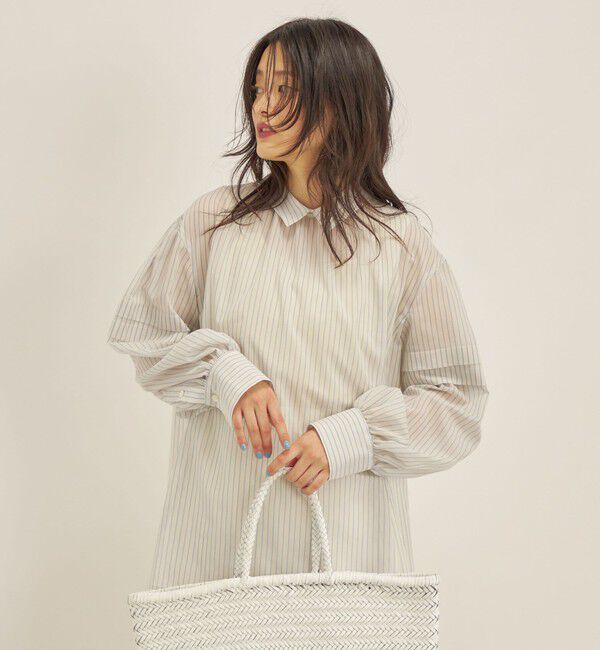 SHIPS for women「〈手洗い可能〉オーガニック コットン 2WAY ブラウス◇」|シャツ・ブラウス|