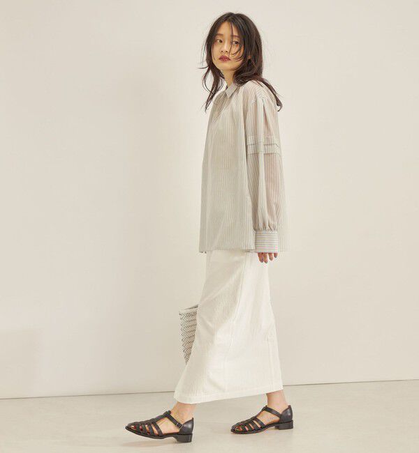 SHIPS for women「〈手洗い可能〉オーガニック コットン 2WAY ブラウス◇」|シャツ・ブラウス|