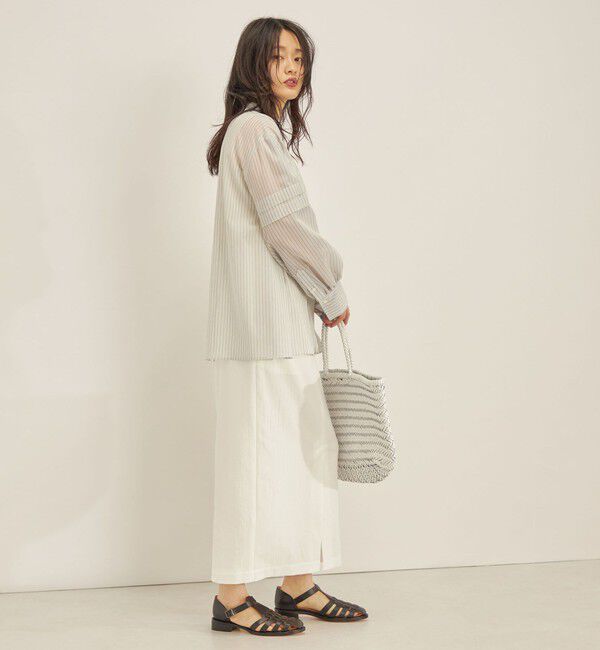 SHIPS for women「〈手洗い可能〉オーガニック コットン 2WAY ブラウス◇」|シャツ・ブラウス|