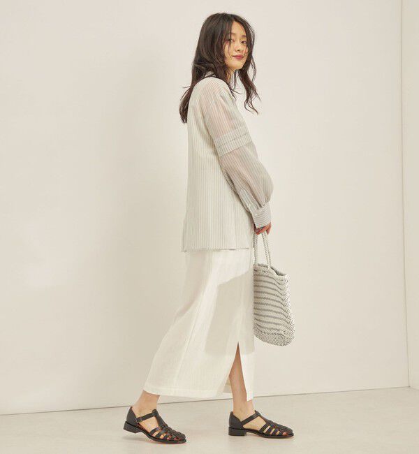 SHIPS for women「〈手洗い可能〉オーガニック コットン 2WAY ブラウス◇」|シャツ・ブラウス|