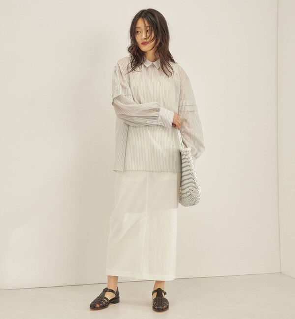 SHIPS for women「〈手洗い可能〉オーガニック コットン 2WAY ブラウス◇」|シャツ・ブラウス|