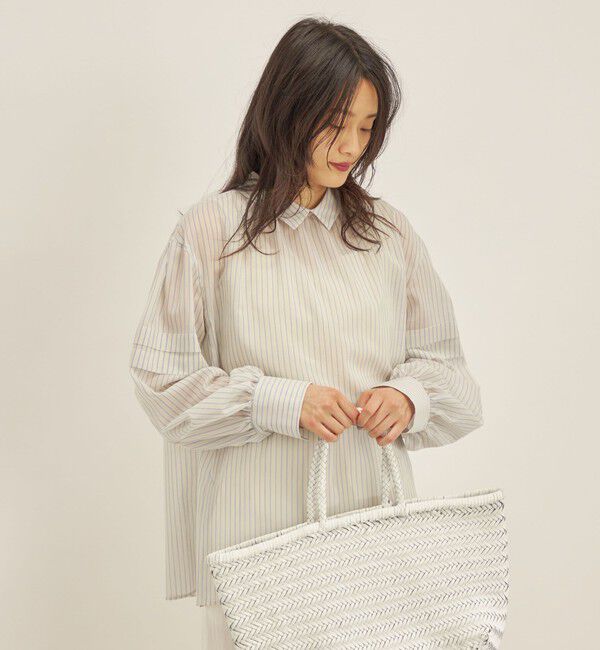 SHIPS for women「〈手洗い可能〉オーガニック コットン 2WAY ブラウス◇」|シャツ・ブラウス|