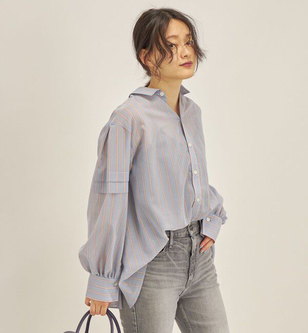 SHIPS for women「〈手洗い可能〉オーガニック コットン 2WAY ブラウス◇」|シャツ・ブラウス|