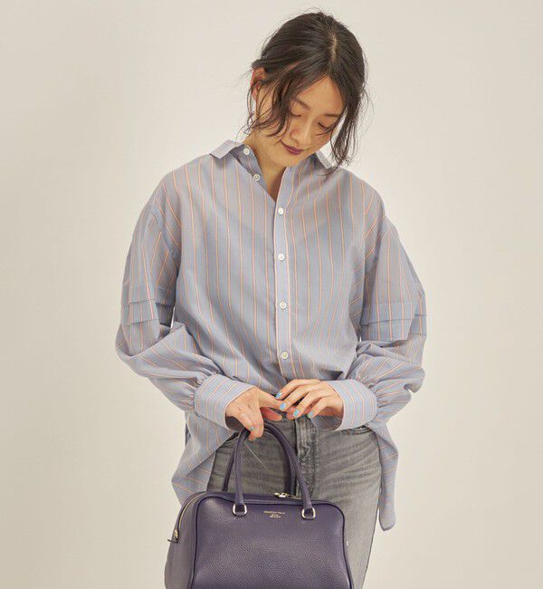 SHIPS for women「〈手洗い可能〉オーガニック コットン 2WAY ブラウス◇」|シャツ・ブラウス|