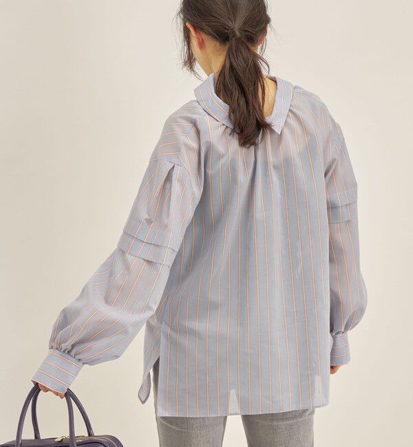 SHIPS for women「〈手洗い可能〉オーガニック コットン 2WAY ブラウス◇」|シャツ・ブラウス|