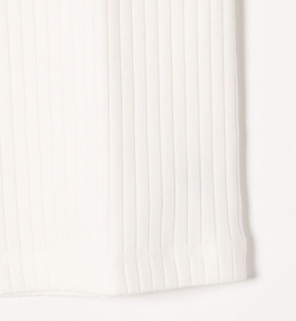 SHIPS any「SHIPS any:〈洗濯機可能〉テレコ リブ ハーフスリーブ TEE」|Tシャツ・カットソー|