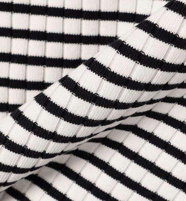 SHIPS any「SHIPS any:〈洗濯機可能〉テレコ リブ ハーフスリーブ TEE」|Tシャツ・カットソー|