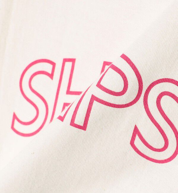 SHIPS for women「【WEB限定】 SHIPS ラウンド プリント ロゴ TEE」|Tシャツ・カットソー|