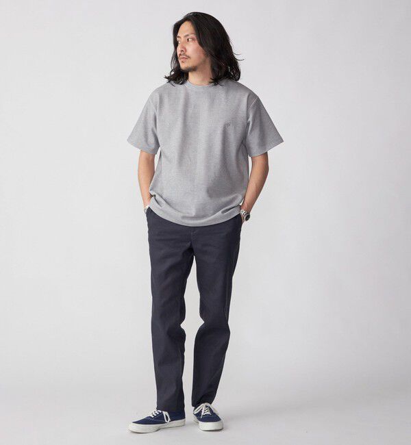 SHIPS「【WEB限定】SHIPS: ワンポイント ロゴ バーズアイ Tシャツ 24SS」|Tシャツ・カットソー|