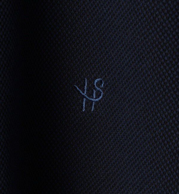 SHIPS「【WEB限定】SHIPS: ワンポイント ロゴ バーズアイ Tシャツ 24SS」|Tシャツ・カットソー|