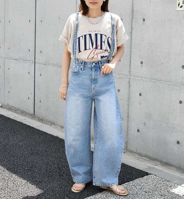 SHIPS any「《追加予約》bon_meur:〈洗濯機可能〉コクーン シルエット デニム パンツ」|デニム|