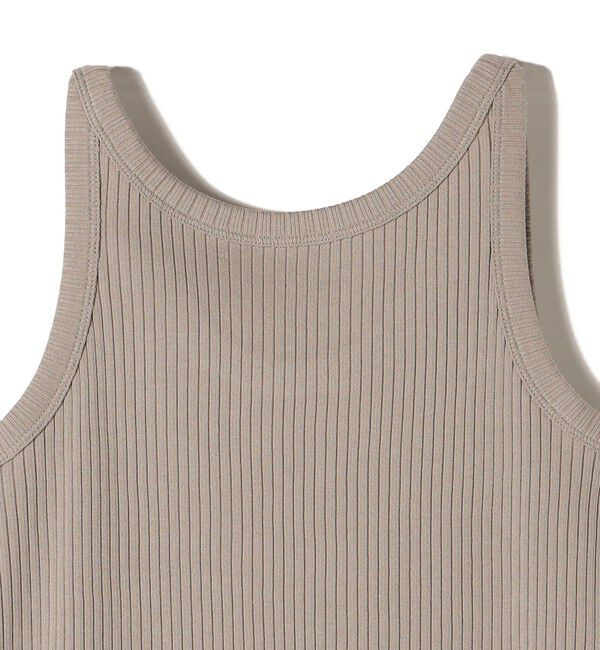 SHIPS for women「SHIPS Primary Navy Label:丸胴 テレコ タンクトップ」|タンクトップ|