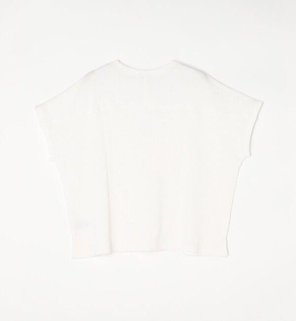 SHIPS any「【WEB限定】SHIPS any:〈洗濯機可能〉ワッフル ワイド TEE」|Tシャツ・カットソー|