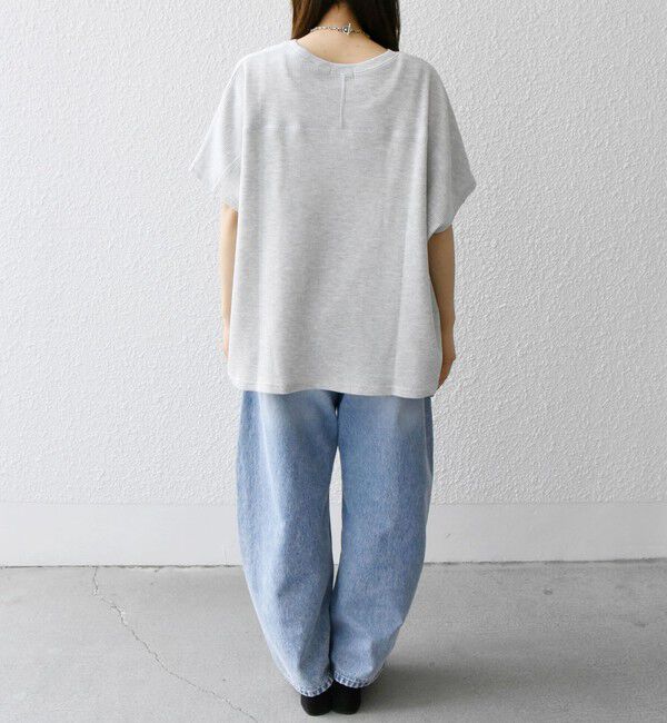 SHIPS any「【WEB限定】SHIPS any:〈洗濯機可能〉ワッフル ワイド TEE」|Tシャツ・カットソー|