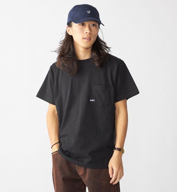 SHIPS「【WEB限定】SHIPS: ワンポイント ロゴ エンブロイダリー オーバーフィット キャップ」|キャップ・キャスケット|