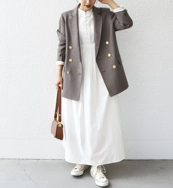 SHIPS any「SHIPS any:〈洗濯機可能〉アイビー ブレザー ダブル ジャケット」|テーラードジャケット|