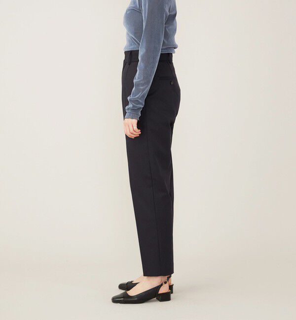 quaranciel「quaranciel:〈洗濯機可能〉ハンサム テーパード センタープレス パンツ（セットアップ対応）」|スラックス|