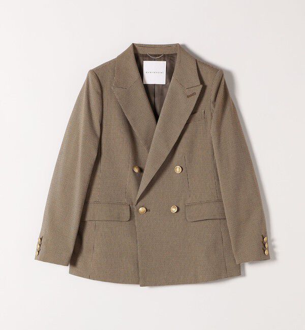 quaranciel「quaranciel:〈洗濯機可能〉ハンサム ダブルブレスト ブレザー ジャケット（セットアップ対応）」|テーラードジャケット|