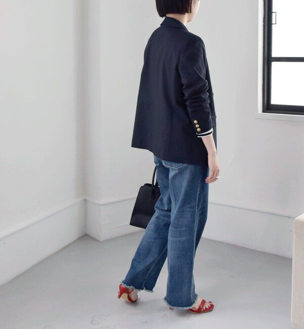 quaranciel「quaranciel:〈洗濯機可能〉ハンサム ダブルブレスト ブレザー ジャケット（セットアップ対応）」|テーラードジャケット|