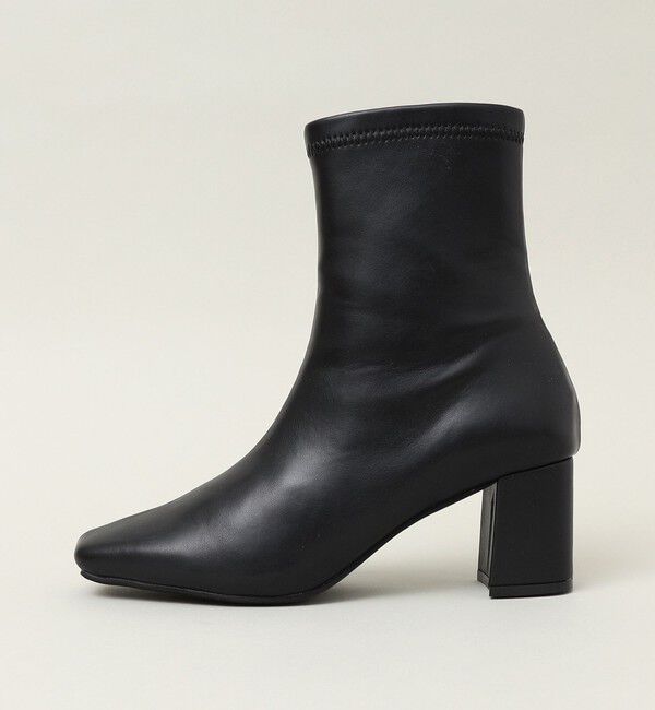 quaranciel「quaranciel: ストレッチ ヒール ショート ブーツ」|ショートブーツ|