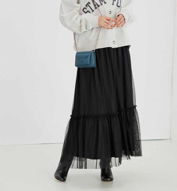 SHIPS for women「〈手洗い可能〉チュール リバーシブル ギャザー スカート◇」|スカート|