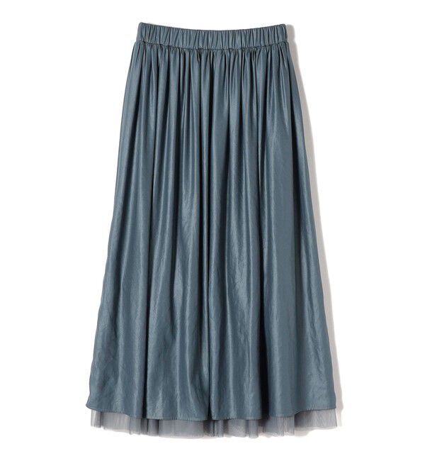 SHIPS for women「〈手洗い可能〉チュール リバーシブル ギャザー スカート◇」|スカート|