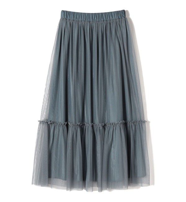 SHIPS for women「〈手洗い可能〉チュール リバーシブル ギャザー スカート◇」|スカート|