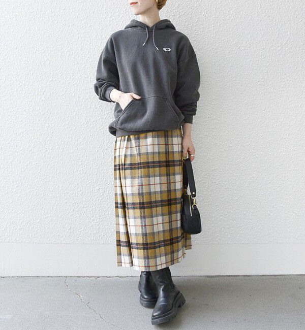 SHIPS any「O'NEIL OF DUBLIN: コンビ キルト スカート 23AW (83cm)」|スカート|