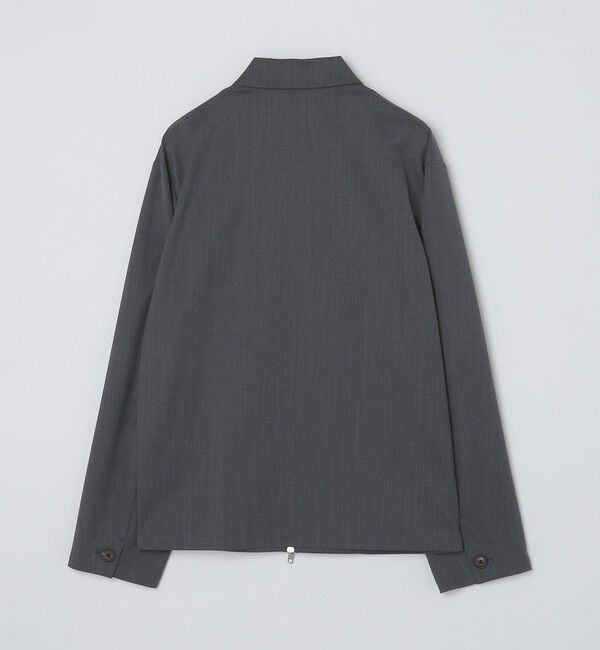 SHIPS「SHIPS: 〈セットアップ対応〉スーパー140 リラックス ジップアップ ブルゾン」|ブルゾン・スタジャン|