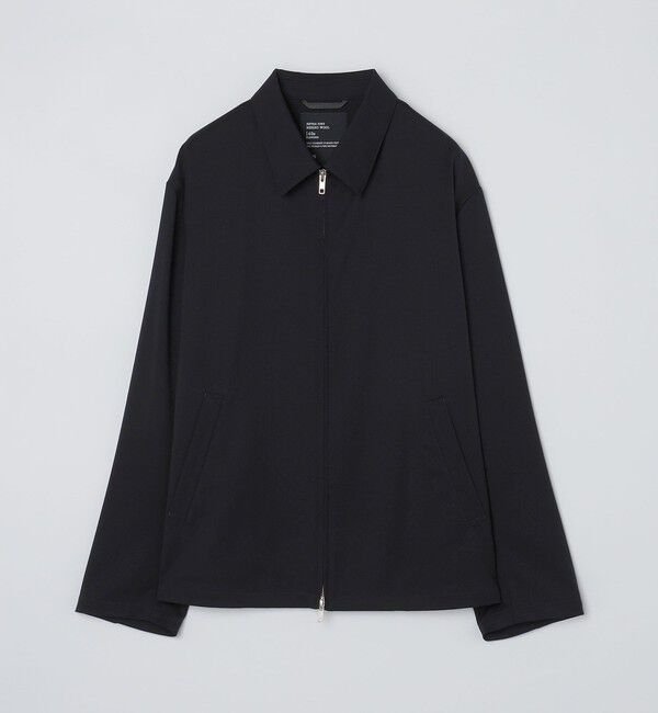 SHIPS「SHIPS: 〈セットアップ対応〉スーパー140 リラックス ジップアップ ブルゾン」|ブルゾン・スタジャン|