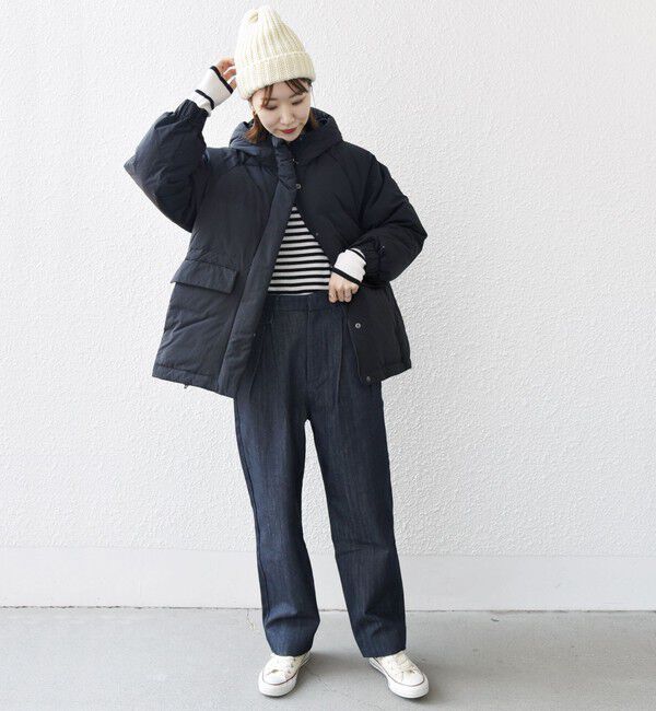 SHIPS any「SHIPS any: フーディ ショート ダウン ジャケット」|ダウン|